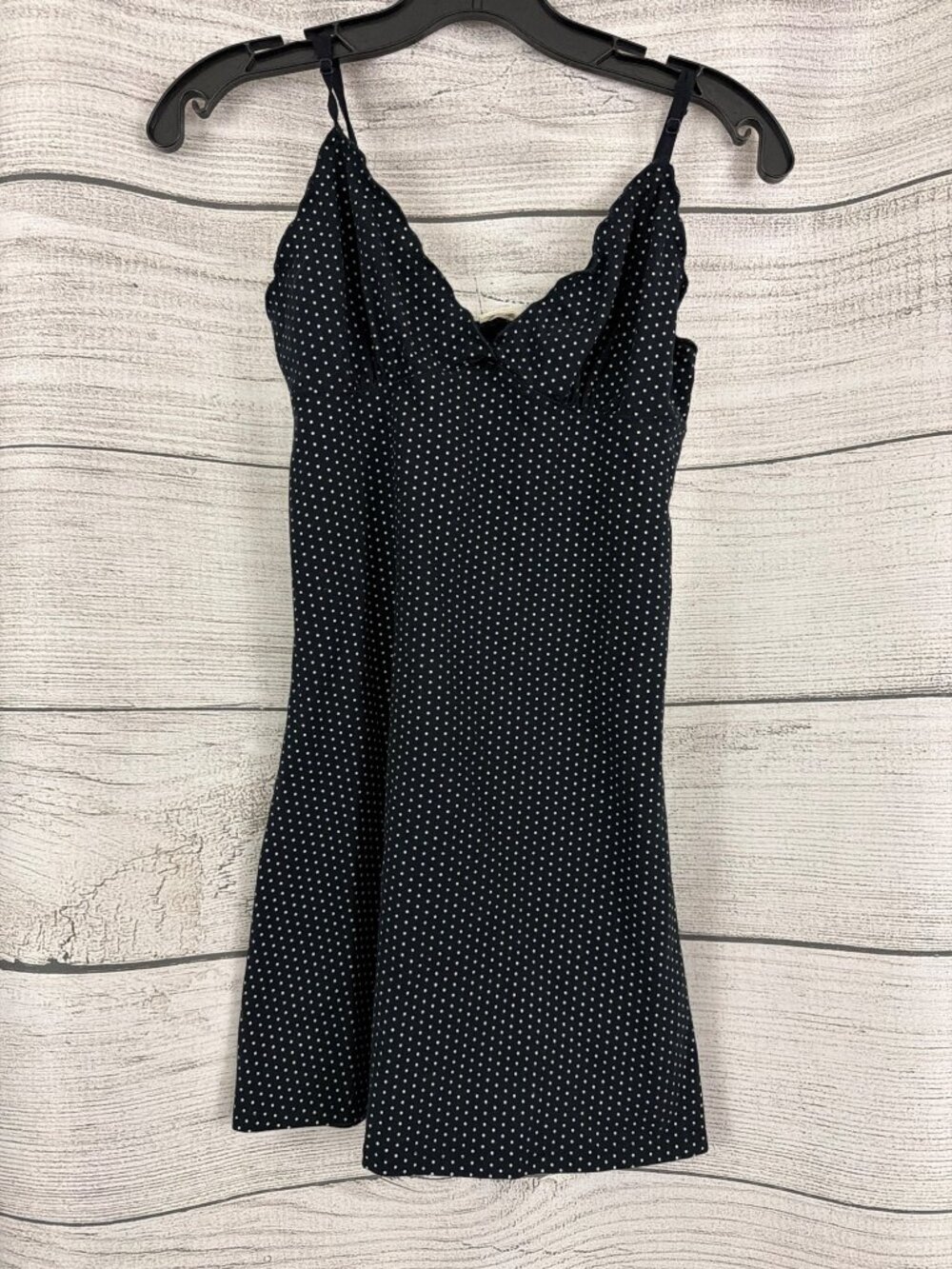John Galt Blue Polka Dot Mini Dress